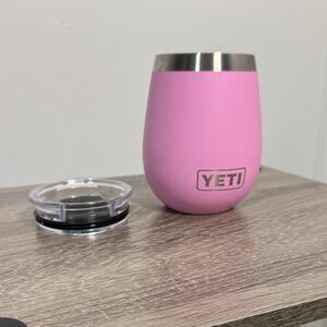 YETI Power Pink 10oz Wine Tumbler with Mag Slider Lid